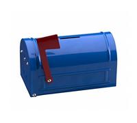 ARREGUI Hucha Mail C9701 Tirelire Enfant en Forme de boîte aux Lettres Americaine | Caisse à Monnaie et Billets pour Enfant pour Ranger et Transporter l'argent| Coffre Fort portatif | Couleur Bleu