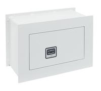 ARREGUI Ideal 5 271311 Coffre-fort encastrable avec serrure à clé, coffre-fort de sécurité à emmurer, coffre fort mural pour la maison, facile d'utilisation, petit, 20 x 30 x 15 cm, 5 L