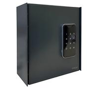 ARREGUI Keypro PLPRO14 Armoire à clé Fermeture à Code | Boite à Clef 14 Crochets Serrure electronique | Armoire de sécurité Usage partagé Clavier Tactile | Installation Facile | 22x20x10 cm | Gris