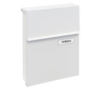 Arregui Boîte aux lettres Line E6804 acier Taille S (A5) serrure protégée anti-pluie Noir