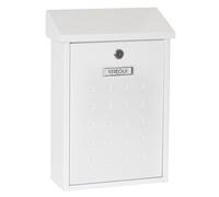 Arregui Boîte aux lettres extérieure E5601 Acier Format A4 Murale Anti-pluie Blanc