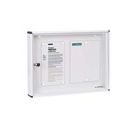 ARREGUI PAN-41 Vitirine d'annonces en Aluminium et méthacrylate pour 2 Feuilles DIN A4, Blanc