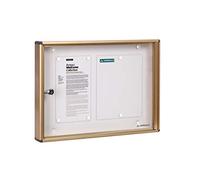 ARREGUI PAN-46 Vitirine d'annonces en Aluminium et méthacrylate pour 2 Feuilles DIN A4, doré