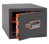 ARREGUI Plus C 180050 Coffre-fort à code et a clé en acier facile d'utilisation | Coffre-fort double sécurité electronique à code et serrure certifiée à clé | Armoire forte | 32 x 42 x 36 cm | 38L