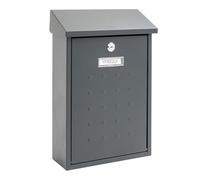 ARREGUI Premium E5605 Boîte aux Lettres Murale en Acier Anti-Pluie Facile à Installer Anthracite Format M