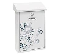 ARREGUI Premium E5606 Boîte aux Lettres Individuelle en Acier avec sérigraphie « Spark », Taille M (Courrier Format A4, Magazine), Boîte aux Lettres Murale, Anti-Pluie, Facile à Installer, Blanc