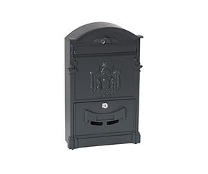 ARREGUI Residencia D-2151/GA Boîte aux Lettres individuelle en Aluminium, Style Classique, Taille M (Courrier Format A4, Magazine), Boîte aux Lettres Murale décorative, Facile à Installer, Gris