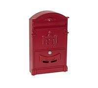 Arregui Boîte aux lettres murale Residencia D-2151/R Aluminium Taille M (A4) Classique Rouge