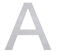 ARREGUI SEC11-T1 Numéro de maison extérieur de 8 cm hauteur | Plaque numéro de porte en acier inoxydable | Plaque boite aux lettres | Chiffre et Lettre pour maison | Numéro de rue, Porte | Lettre A