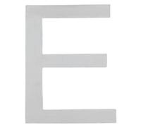 ARREGUI SEC11-T2 Numéro de maison extérieur de 12 cm hauteur | Plaque numéro de porte en acier inoxydable | Plaque boite aux lettres | Chiffre et Lettre pour maison | Numéro de rue, Porte | Lettre E