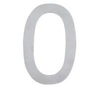 ARREGUI SEC11-T2 Numéro de maison extérieur de 12 cm hauteur | Plaque numéro de porte en acier inoxydable | Plaque boite aux lettres | Chiffre et Lettre pour maison | Numéro de rue, Porte | Chiffre 0