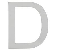 ARREGUI SEC11-T3 Numéro de maison extérieur de 20 cm hauteur | Plaque numéro de porte en acier inoxydable | Plaque boite aux lettres | Chiffre et Lettre pour maison | Numéro de rue, Porte | Lettre D