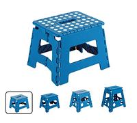 ARREGUI TB-022-A Tabouret pliant | Marchepied pour adultes et enfants | Escabeau pliant | Tabouret marchepied enfant | Tabouret pour la cuisine, salle de bain, camping | 22 cm hauteur | Bleu