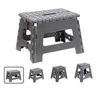 Arregui TB-022-G Tabouret Pliant Multiusage, Marchepied, 22 cm de hauteur, gris