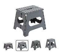 ARREGUI TB-027-G Tabouret Pliant | Marchepied pour Adultes et Enfants | Escabeau Pliant | Tabouret marchepied Enfant | Tabouret pour la Cuisine, Salle de Bain, Camping | 27 cm Hauteur | Gris