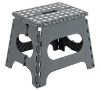 ARREGUI TB-027-G Tabouret Pliant | Marchepied pour Adultes et Enfants | Escabeau Pliant | Tabouret marchepied Enfant | Tabouret pour la Cuisine, Salle de Bain, Camping | 27 cm Hauteur | Gris