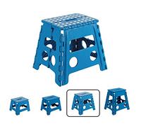 ARREGUI TB-032-A Tabouret Pliant | Marchepied pour Adultes et Enfants | Escabeau Pliant | Tabouret marchepied Enfant | Tabouret pour la Cuisine, Salle de Bain, Camping | 32 cm Hauteur | Bleu