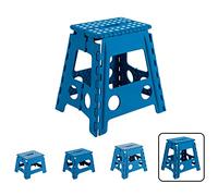ARREGUI TB-039-A Tabouret Pliant | Marchepied pour Adultes et Enfants | Escabeau Pliant | Tabouret marchepied Enfant | Tabouret pour la Cuisine, Salle de Bain, Camping | 39 cm Hauteur | Bleu