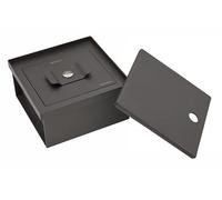 ARREGUI Terra 22804W-S1 Coffre-fort secret et Camouflé| Coffre Fort à cacher dans le sol | Cachette secrète | Coffre fort invisible et discret a emmurer | Coffre à clé | 10x20x20cm| 2,3L | Noir