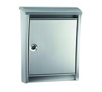 ARREGUI Urban E5907 Boîte aux Lettres Individuelle en Acier Inoxydable, Taille L (Magazine, enveloppe C4), Grande capacité, Boîte aux Lettres Murale, Anti-Pluie, Anticorrosion, INOX
