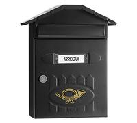 Arregui Villa Boîte aux lettres d'extérieur Noir