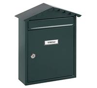 ARREGUI Visit E5743 Boîte aux Lettres en Acier, Taille M (courrier Format A4 Magazine), Boîte aux Lettres individuelle, Boîte aux Lettres Murale, Anti-Pluie, Facile à Installer, Vert