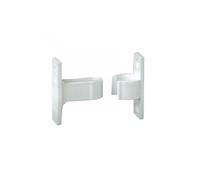 Arrêt à pince plastique Afbat PVC/composite blanc