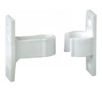 Arrêt à pince composite plastifié, H.50 x L.50 x P.20 mm