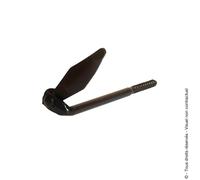 Arrêt acier prépeint, H.100 x L.140 x P.20 mm