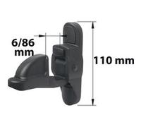 Arrêt automatique composite plastifié, H.110 x L.32 x P.155 mm