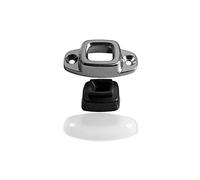 Arrêt butoir chromé de cadre de pare-brise sur capot de Volkswagen 181