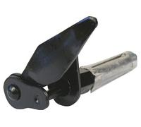 Arrêt cheville acier prépeint, H.90 x P.25 mm