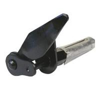 Arrêt cheville acier prépeint, H.90 x P.25 mm