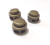 Arret Cordon，Bloc Cordon Koordstopper Paracord 50PCS / Pack 15 * 18mm Bronze Bronze Basculer Clip en plastique