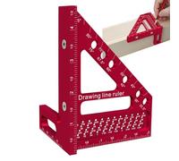 Arrêt d'angle pour les œuvres en bois - outil de mesure d'angle précis des boiseries et construction de châssis | Couteau de worr 22,5-90 degrés avec haute précision, pour la construction de