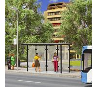 Kibri 38179 H0 Arrêt de bus avec toit plat