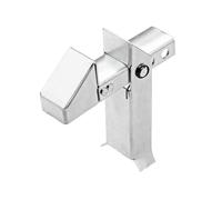 Arrêt de portail à axe réglable zingue blanc - MERMIER - M-542003