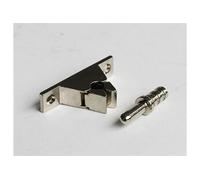 Arrêt de porte avec gâche à sceller chromé 260C