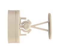 Arrêt de porte + cale crème