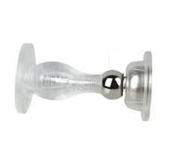 Arrêt de porte en Silicone Transparent, tampon Anti-Collision, dispositif d'aspiration de porte, sans perçage, avec bandes adhésives(Clear)