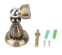 Arrêt de Porte Magnétique Puissant - Prévient Dommages Muraux & Bruit, Finition Élégante Vert Antique, Support de Porte Mural Facile à Installer pour Chambre, Salle de Bain, Bureau