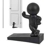 Arrêt de porte - Porce de porte de la figure en caoutchouc mignon pour une protection sécurisée, un dispositif de sécurité de blocage de trait avec conception sans glissement pour l'appartement, le bu
