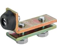 Arrêt de rail Woelm 1300 P pour profilé 100 + 300 électro-galvanisé Limitation de la course - 130020