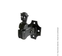 Arrêt sur platine acier prépeint, H.80 x L.50 x P.60 mm G