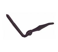 Arrêt de volet marseillais à visser - traitement phorétique noir - longueur 130 mm TORBEL