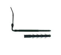 Arrêt de volet pour matériaux creux 190 mm noir - ING FIXATIONS - A070130