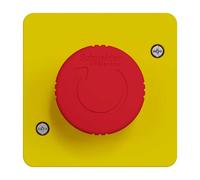 Arrêt d'urgence 1 4 tour composable IP55 IK08 jaune Appareillage étanche sup IP55 Mureva Styl - MUR35053 - Schneider