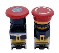 Arrêt d'urgence 10A 380V 22mm 1NO 1NC LA38-11ZS(STOP)