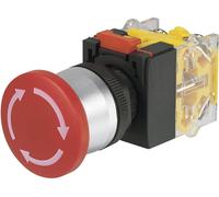 Arrêt durgence TRU COMPONENTS LAS0-A3Y-11TS 704622 250 V/AC 5 A 1 NF (R), 1 NO (T) IP40 1 pc(s)