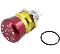 Arrêt d'urgence TRU COMPONENTS TC-GQ22-A-11TSB203 1602510 250 V 5 A 1 NO (T), 1 NF (R) IP65 1 pc(s)